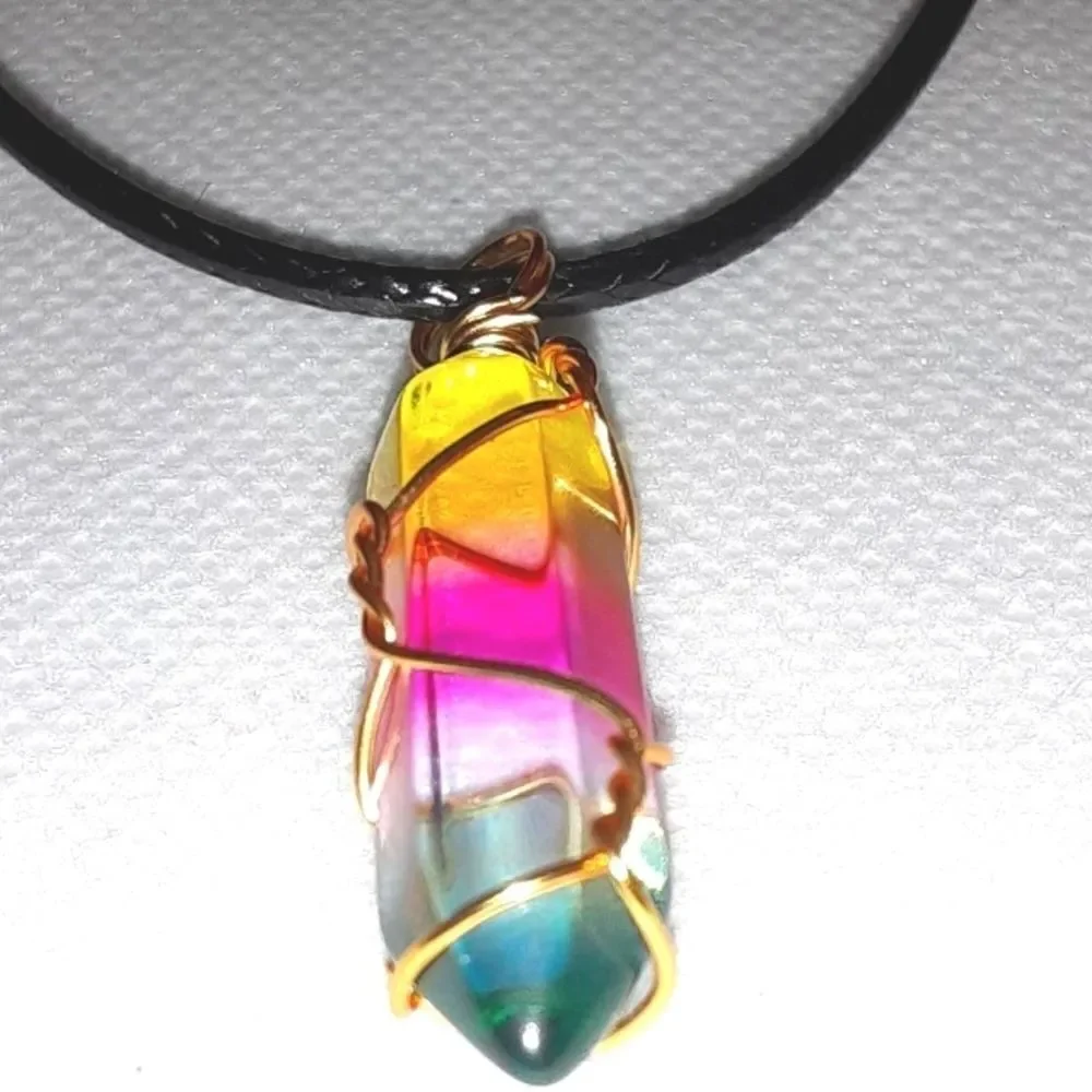 GEOMETRIC meditation pendant necklace male or female - Picture 4 of 9